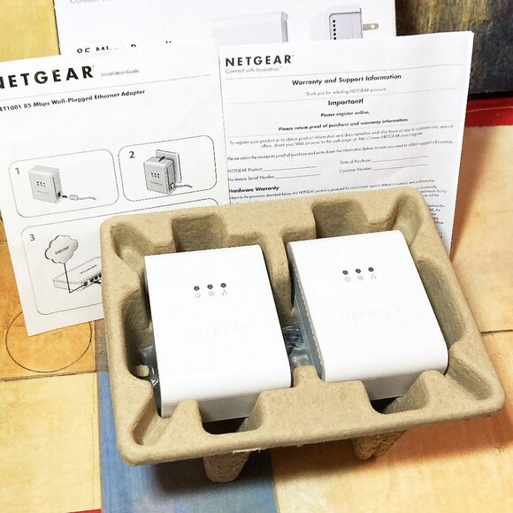 NETGEAR 85MBPS POWERLINE NETWORK ADAPTER KIT - XETB1001 - Picture 7 of 8